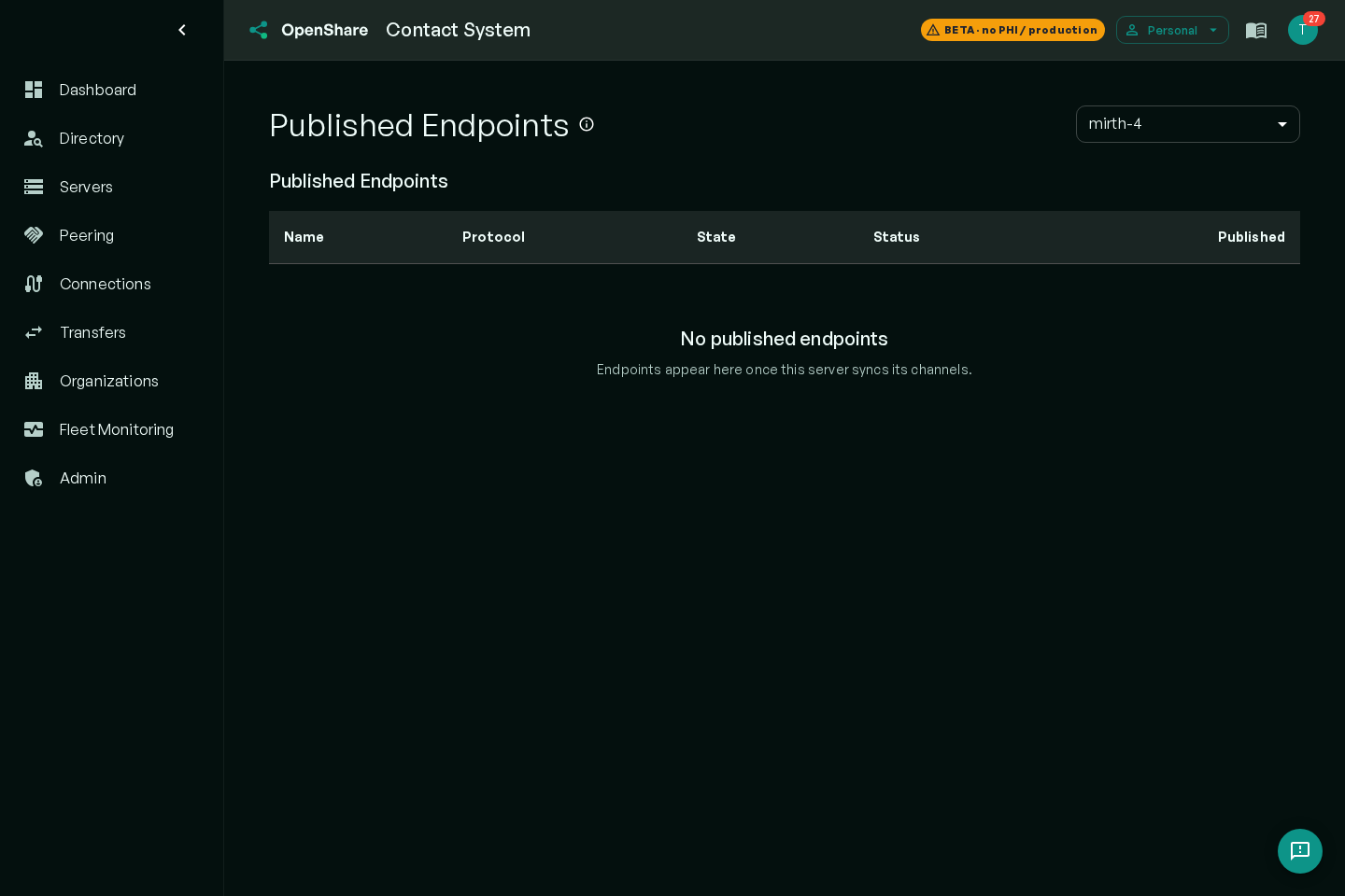 OpenShare live channel view with received, filtered, queued, and sent counts in real time