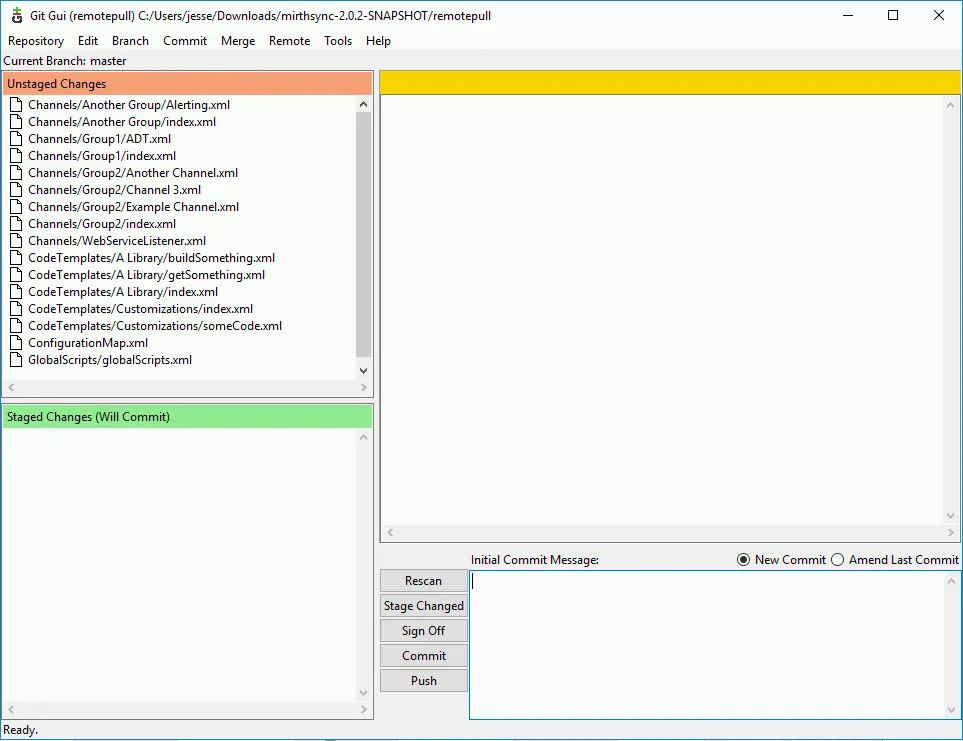 Git GUI program